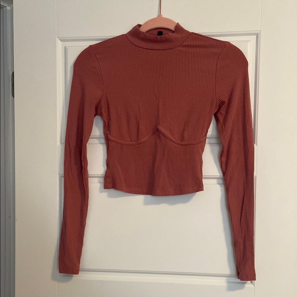 Dynamite Pink Long Sleeve Fitted Bodysuit